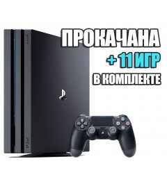 PlayStation 4 PRO 1 TB Б/У + 11 игр #232